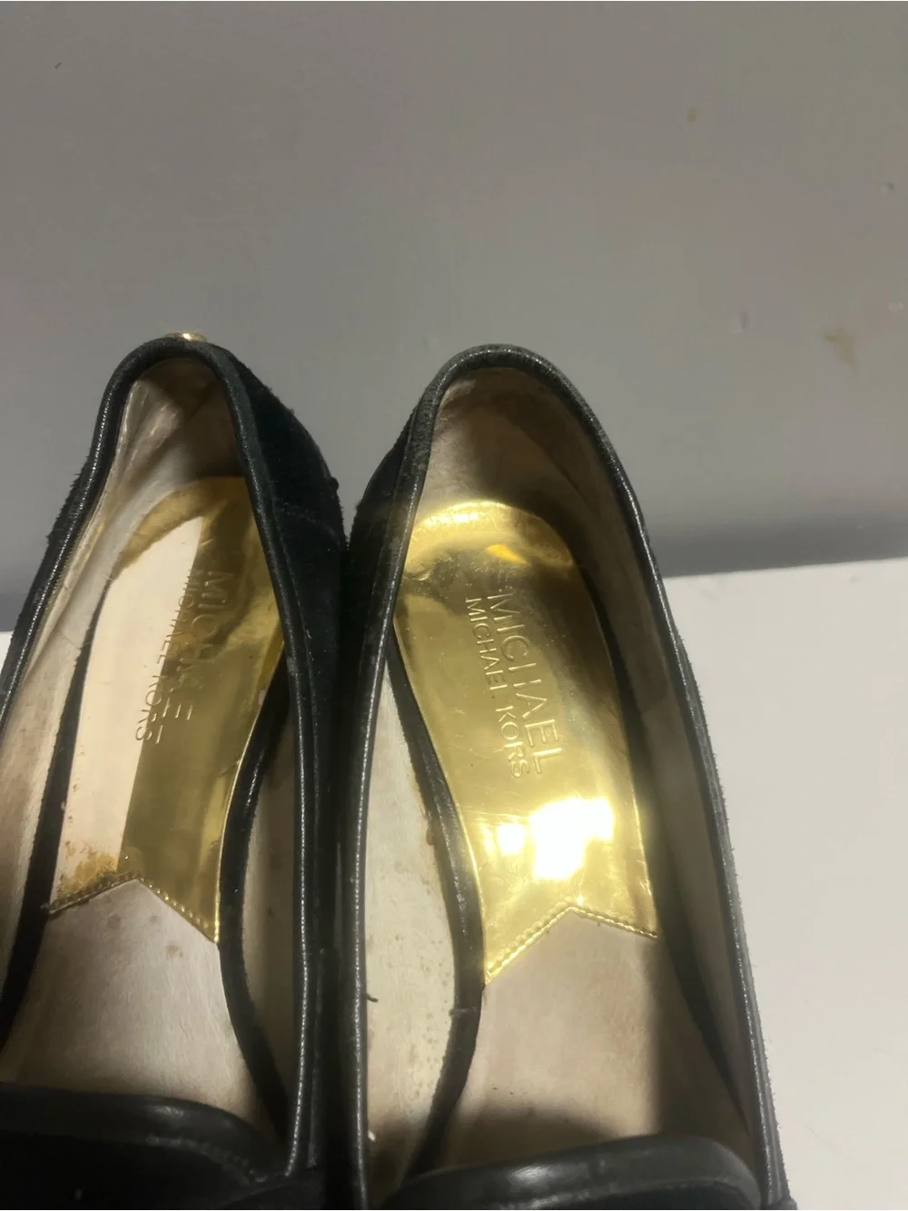 Michael Kors Classic Black Suede Women's Loafers